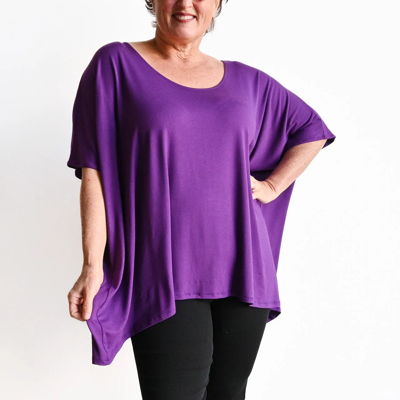 Find Your Flow Drape Top by KOBOMO Bamboo