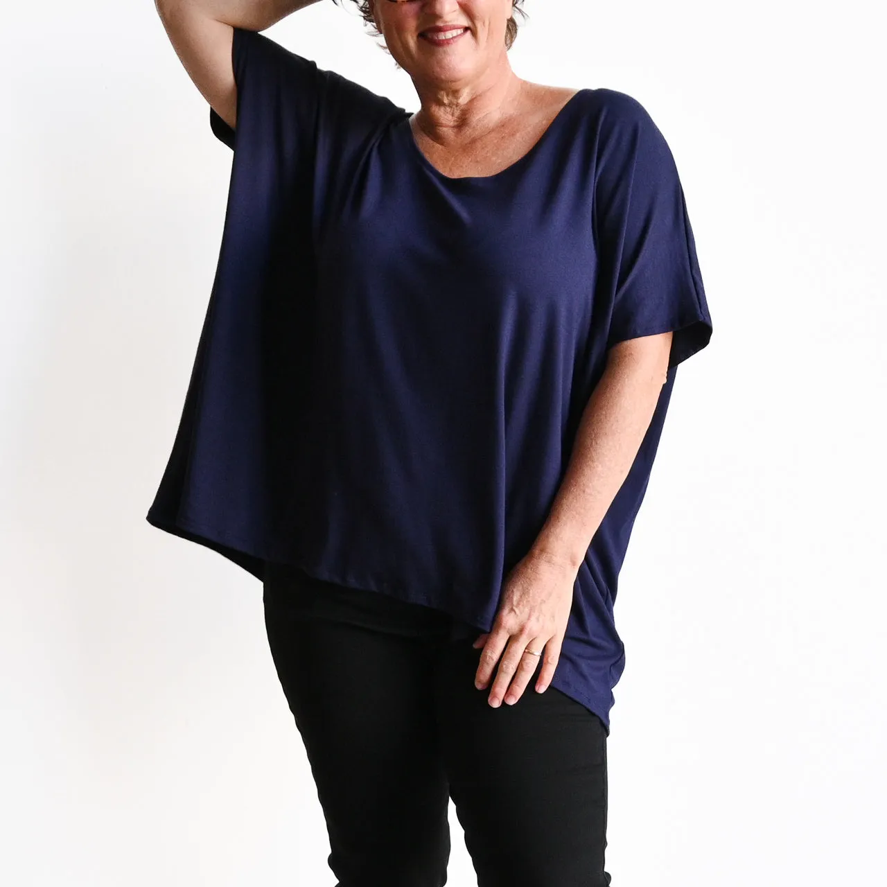 Find Your Flow Drape Top by KOBOMO Bamboo