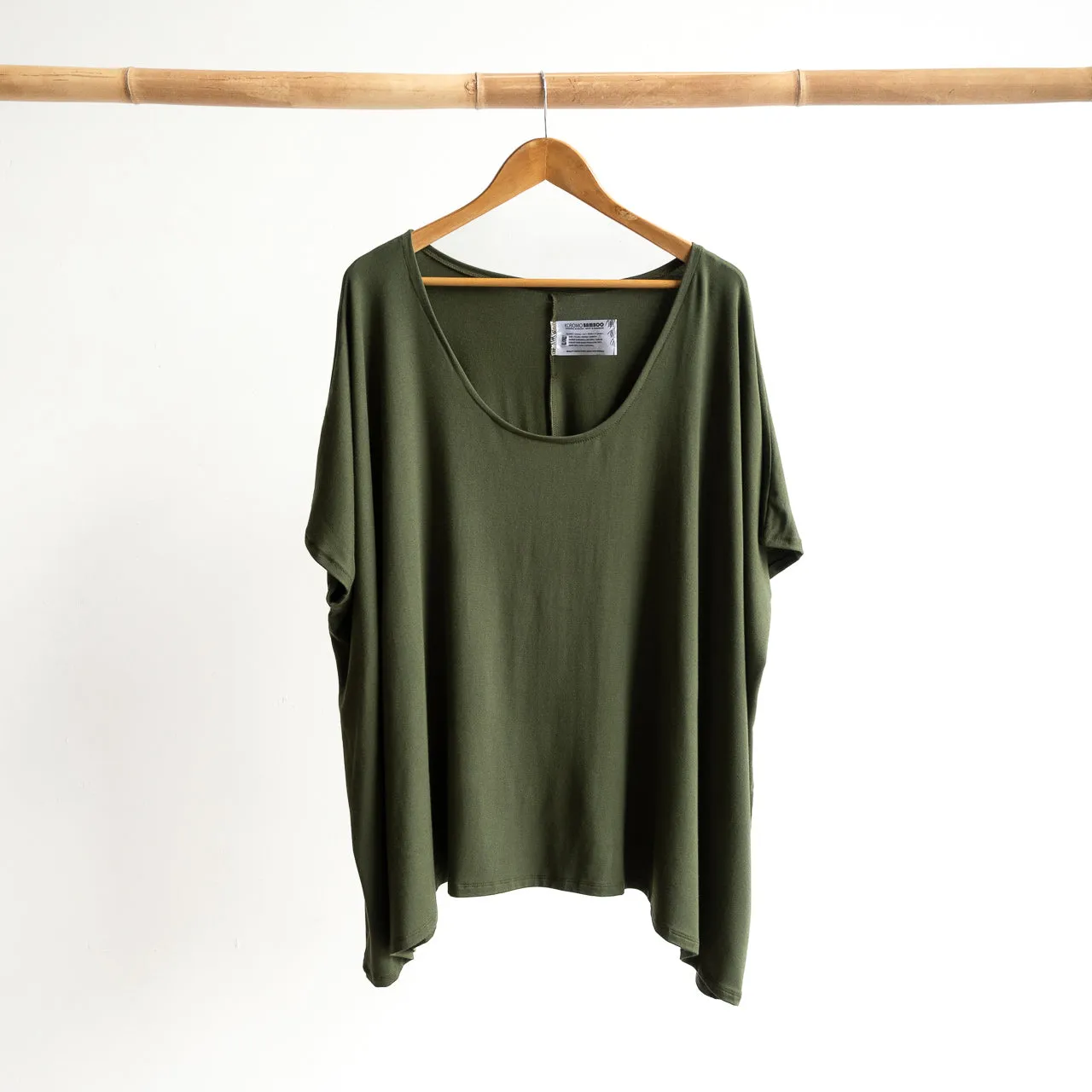 Find Your Flow Drape Top by KOBOMO Bamboo