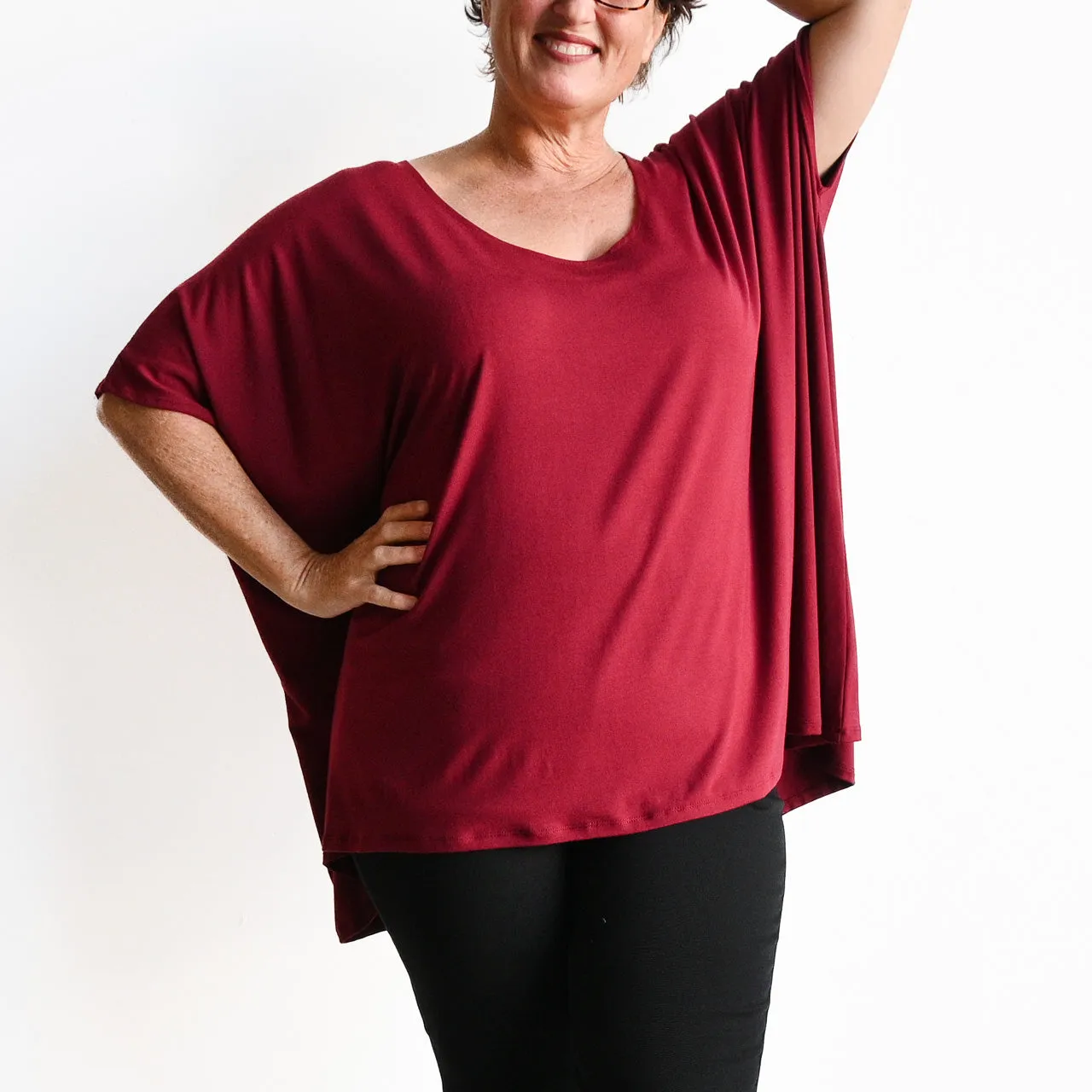 Find Your Flow Drape Top by KOBOMO Bamboo