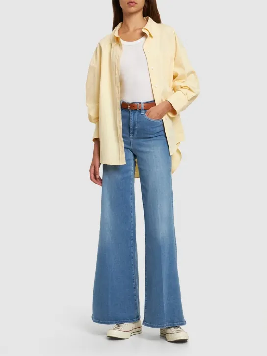 Frame   Le Palazzo wide leg jeans 