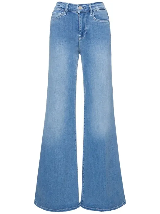 Frame   Le Palazzo wide leg jeans 