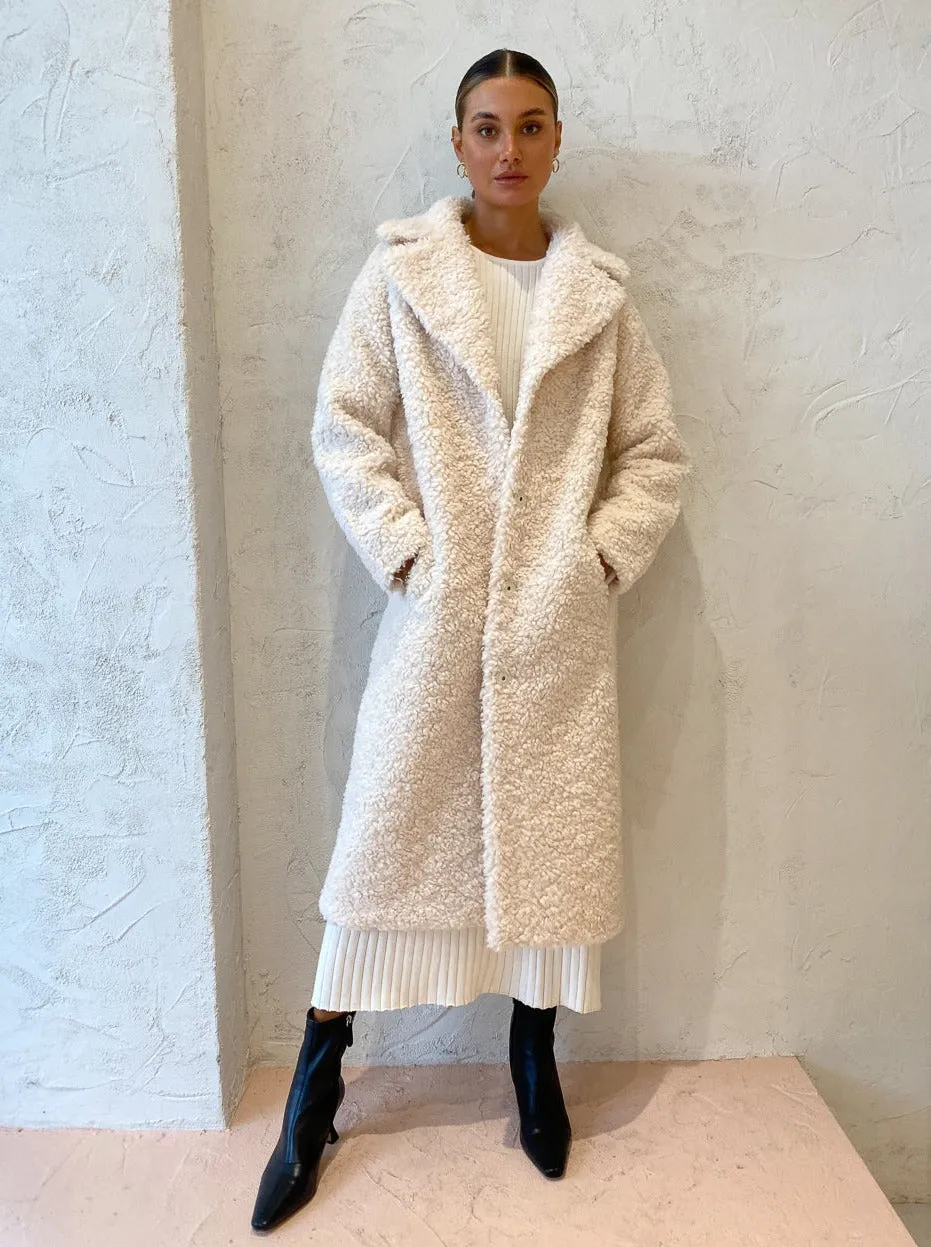 Friends with Frank Henrietta Coat in Cream