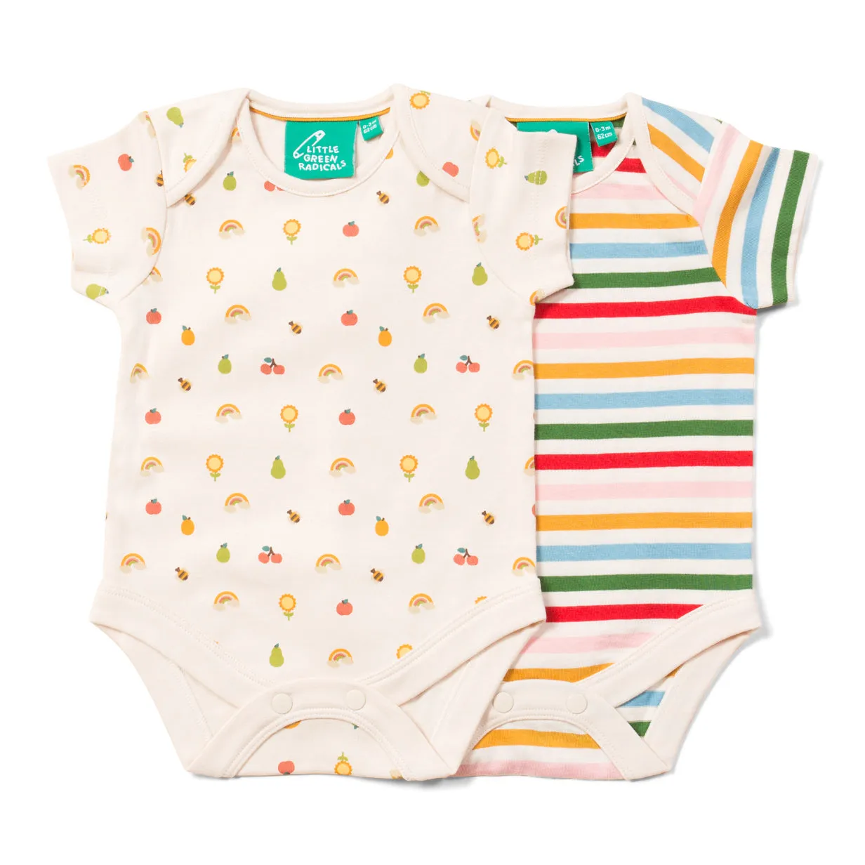 Garden days short sleeve bodysuit set