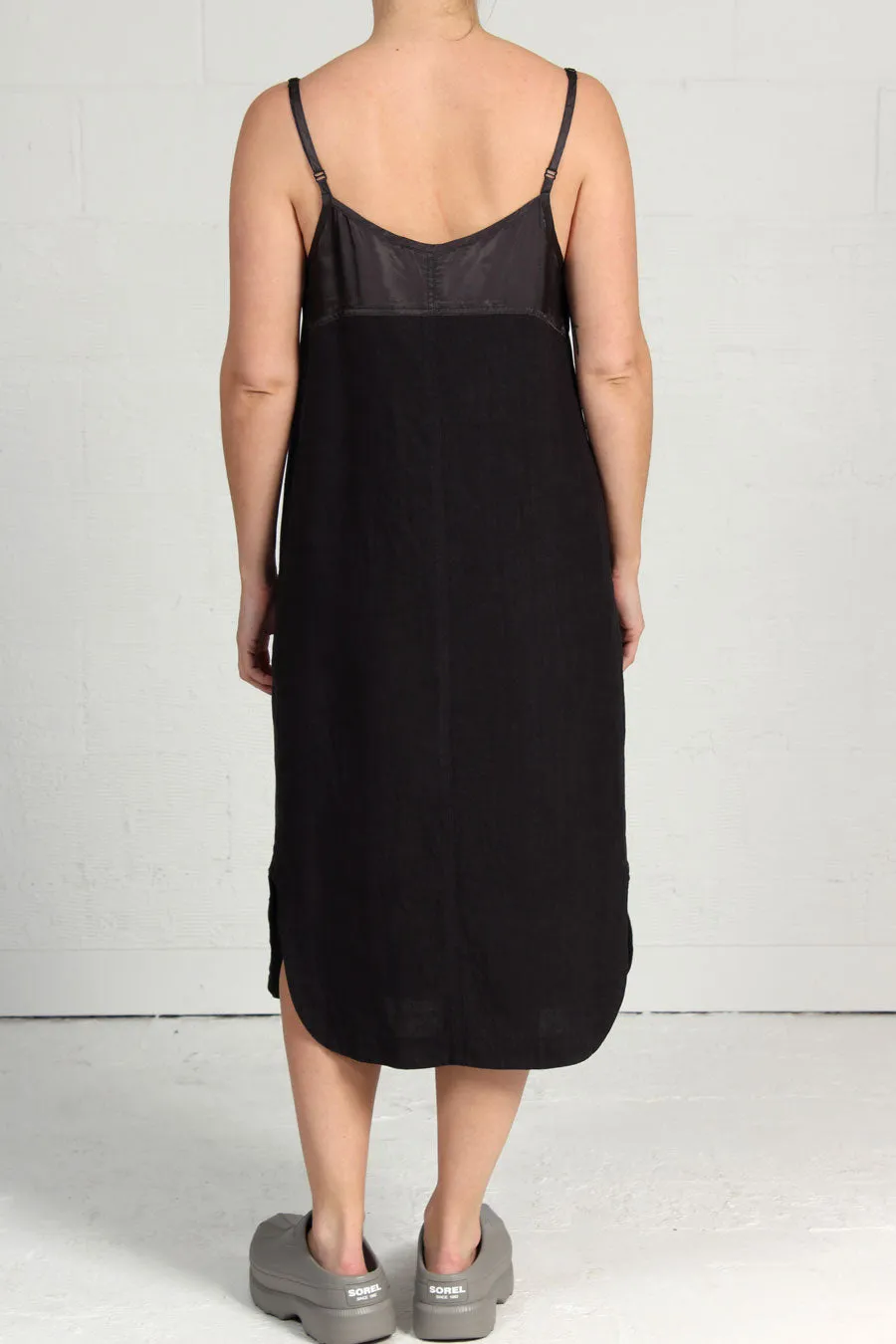 Hemp Spare Slip - charcoal