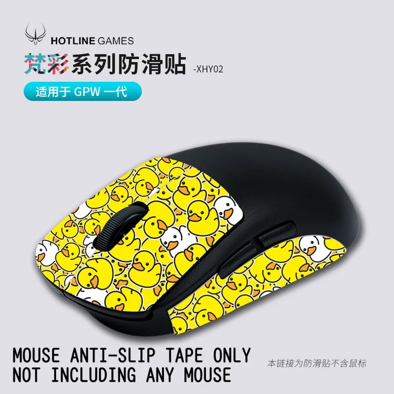 Hotline games Anti Slip Mouse Grip Tape Sticker for Logitech Go Pro Wireless X V1 V2 GPW G304 G403 G903 G900 G102 G603 G703