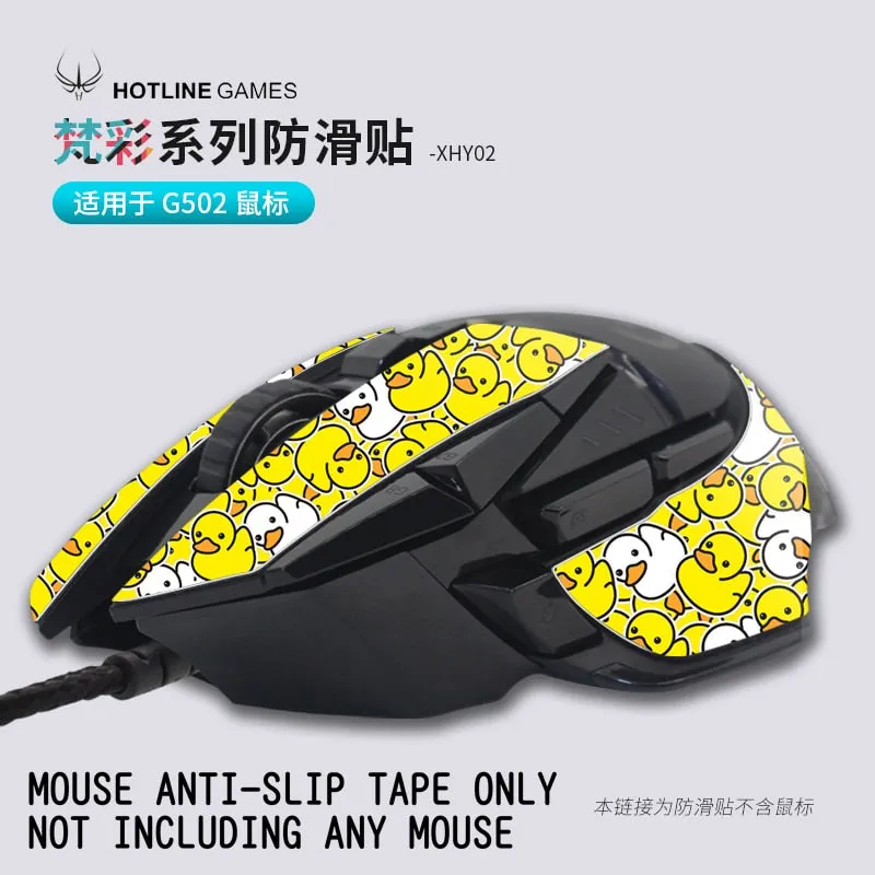 Hotline games Anti Slip Mouse Grip Tape Sticker for Logitech Go Pro Wireless X V1 V2 GPW G304 G403 G903 G900 G102 G603 G703