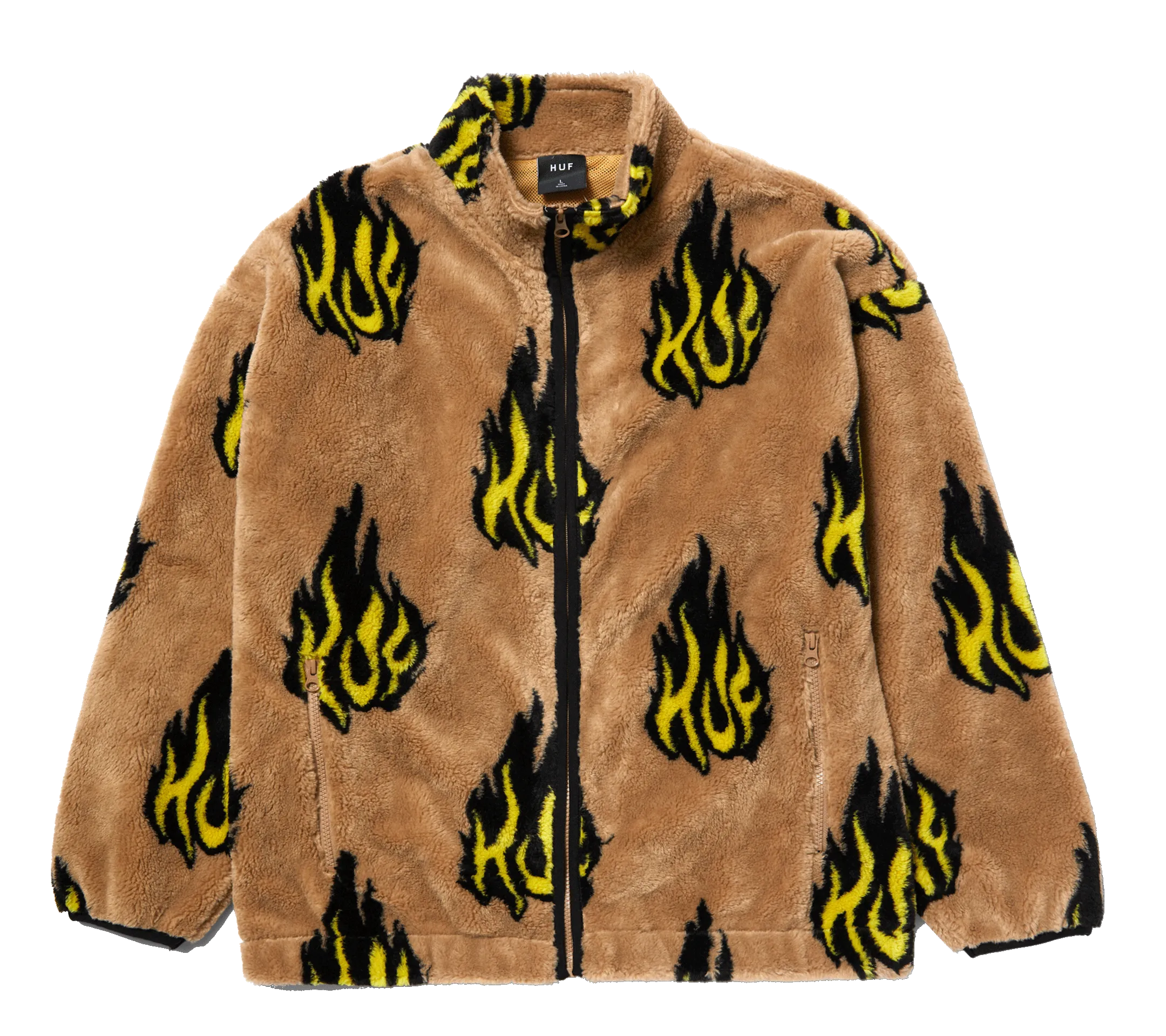 HUF Flamin' Zip Sherpa Fleece