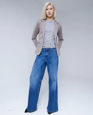 Ichi Twiggy Wide Medium Blue Jeans