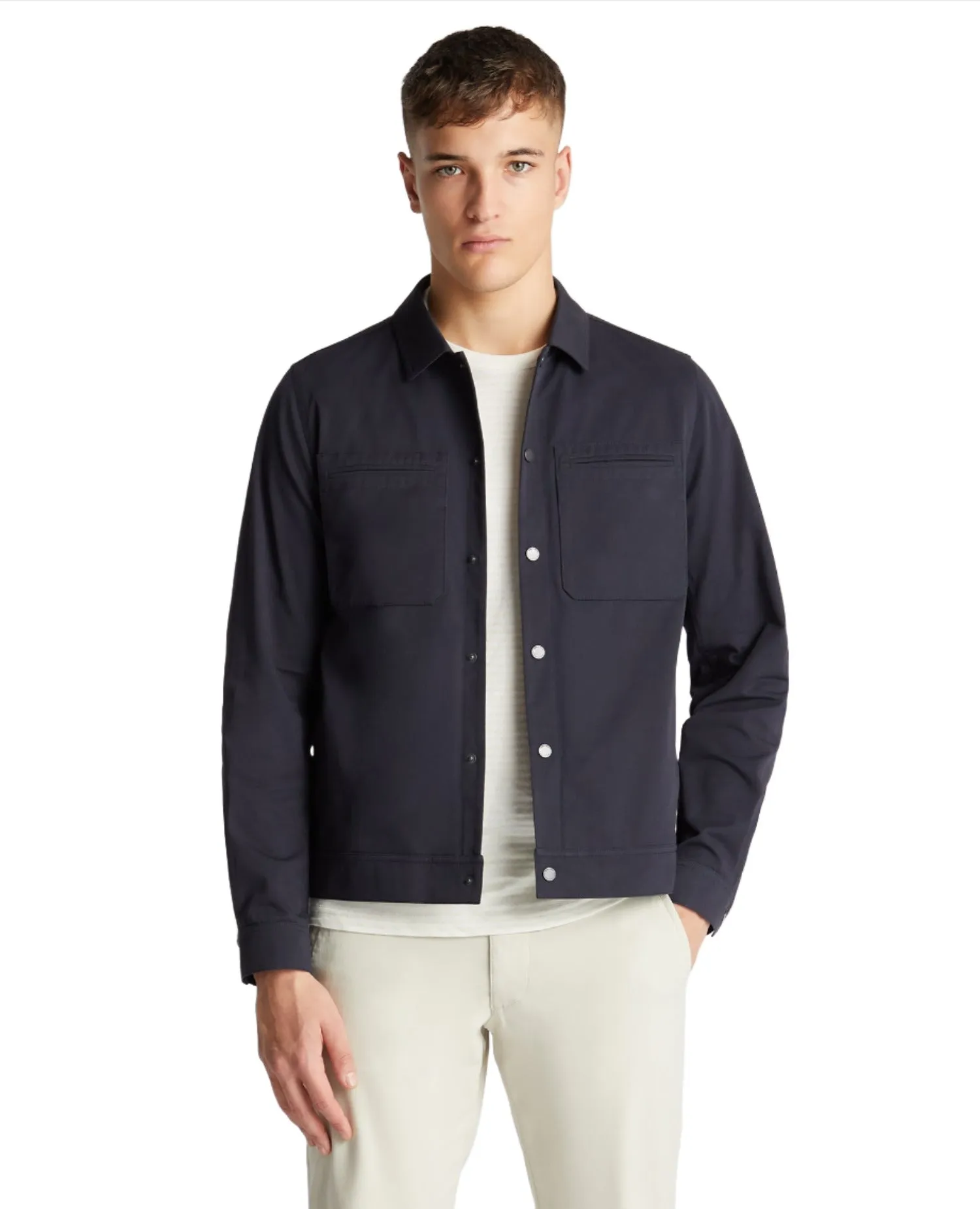 ID24430-Remus Navy Overshirt