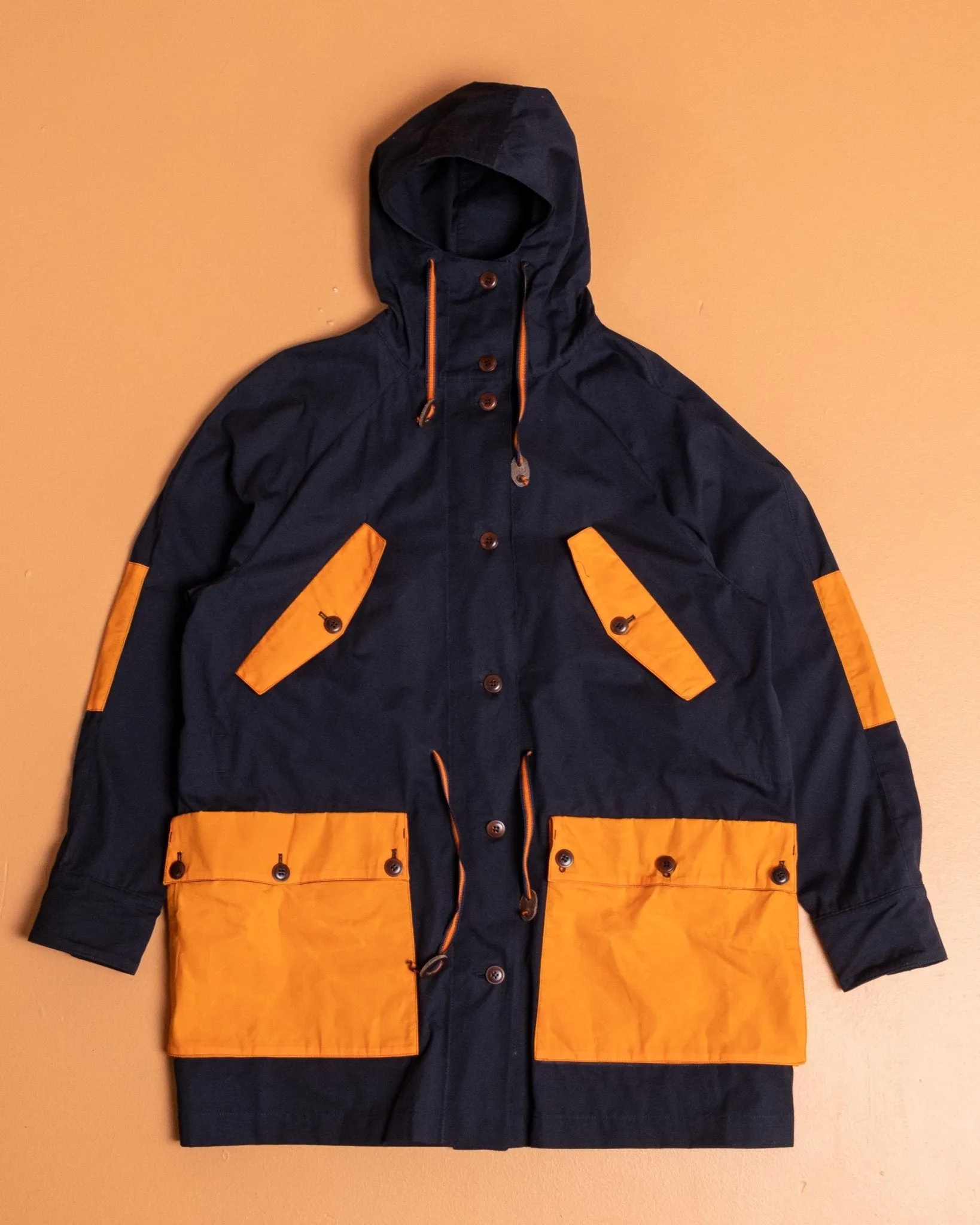 Indigofera x Second Sunrise Storm Jacket Navy/Orange