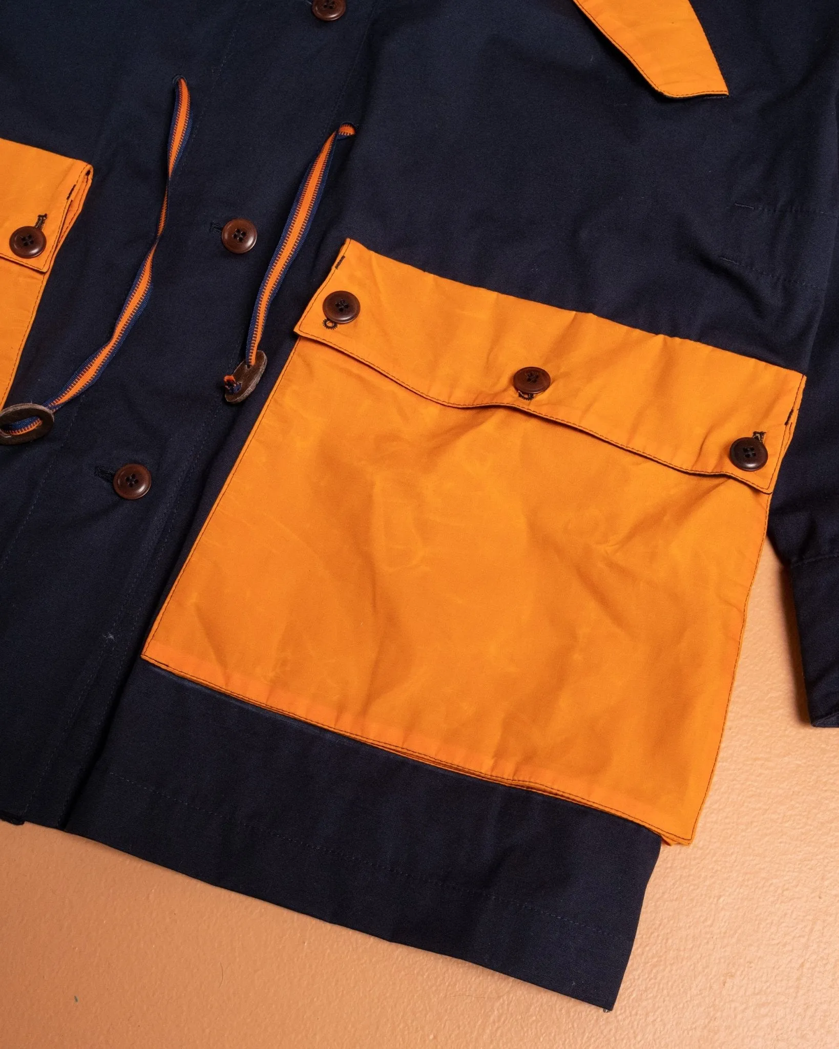 Indigofera x Second Sunrise Storm Jacket Navy/Orange