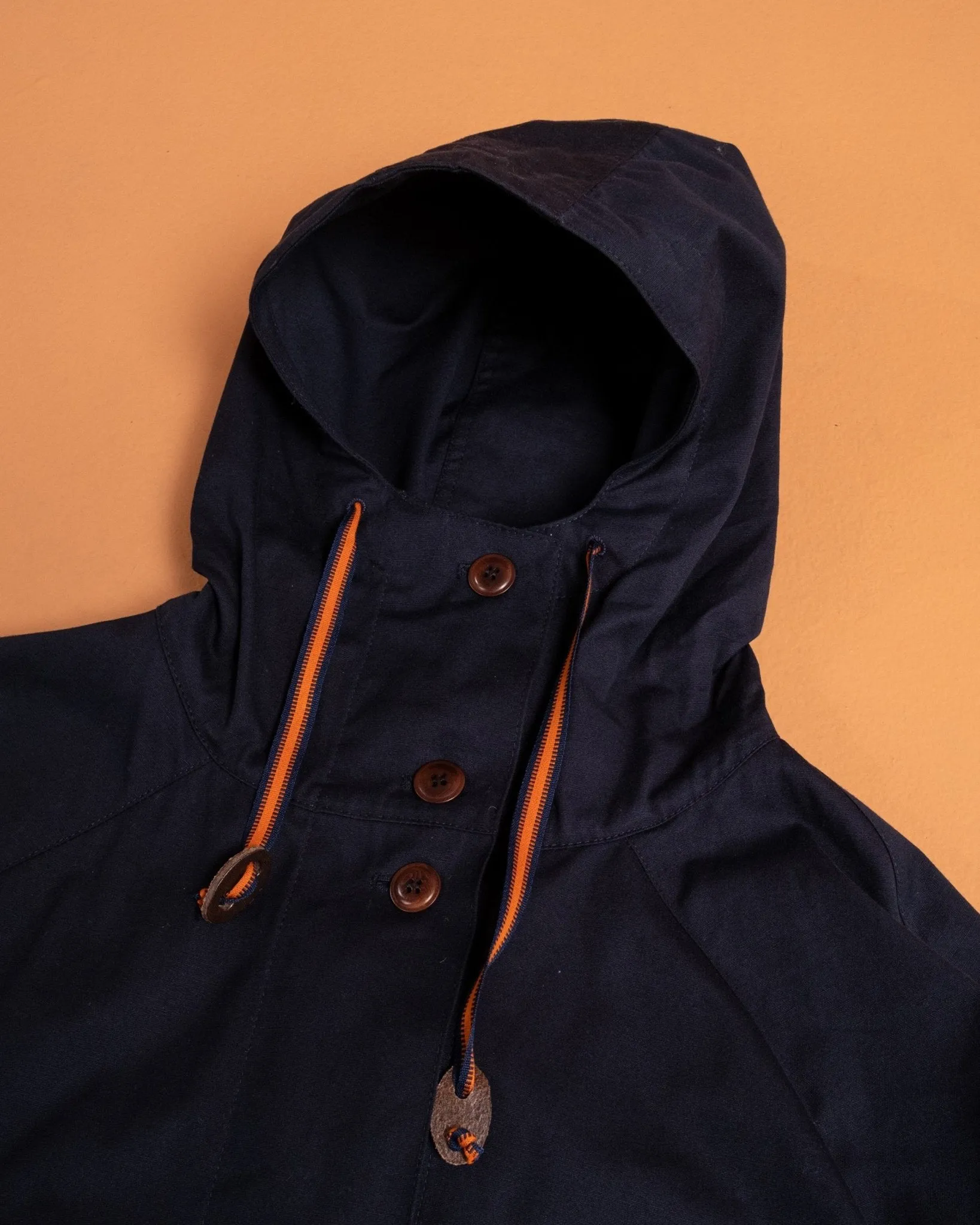 Indigofera x Second Sunrise Storm Jacket Navy/Orange