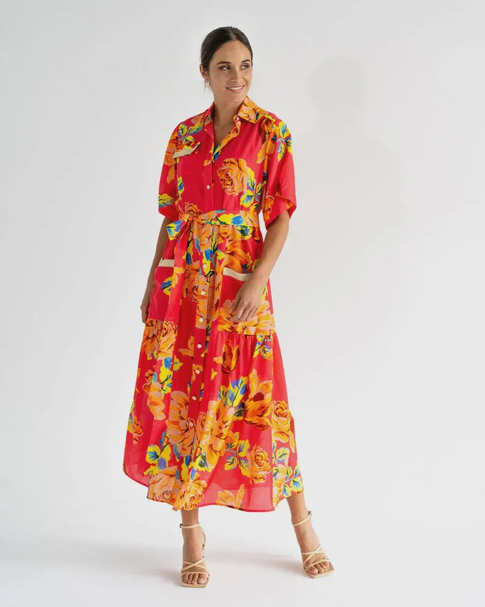 Isabel Maxi Shirt Dress