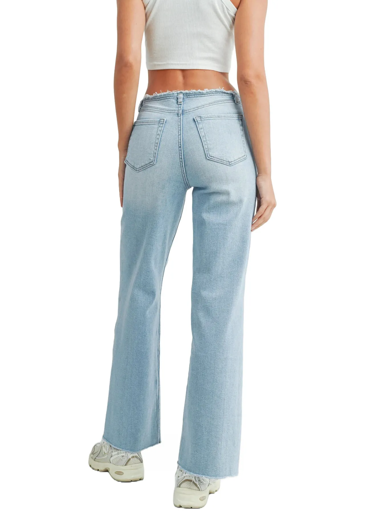 JBD Frayed Waistband Jean