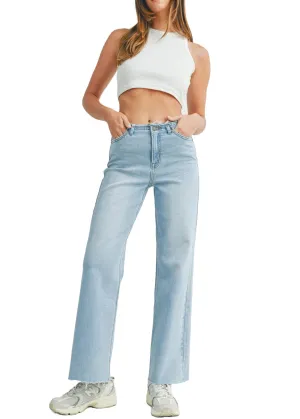 JBD Frayed Waistband Jean