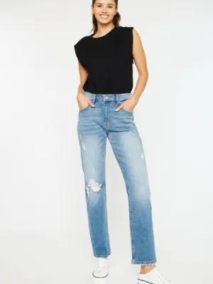 KanCan High Rise Slim Straight Jean