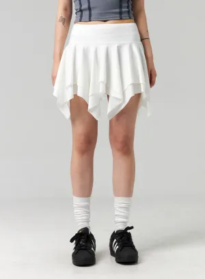 Layered Ruffle Mini Skirt CL324