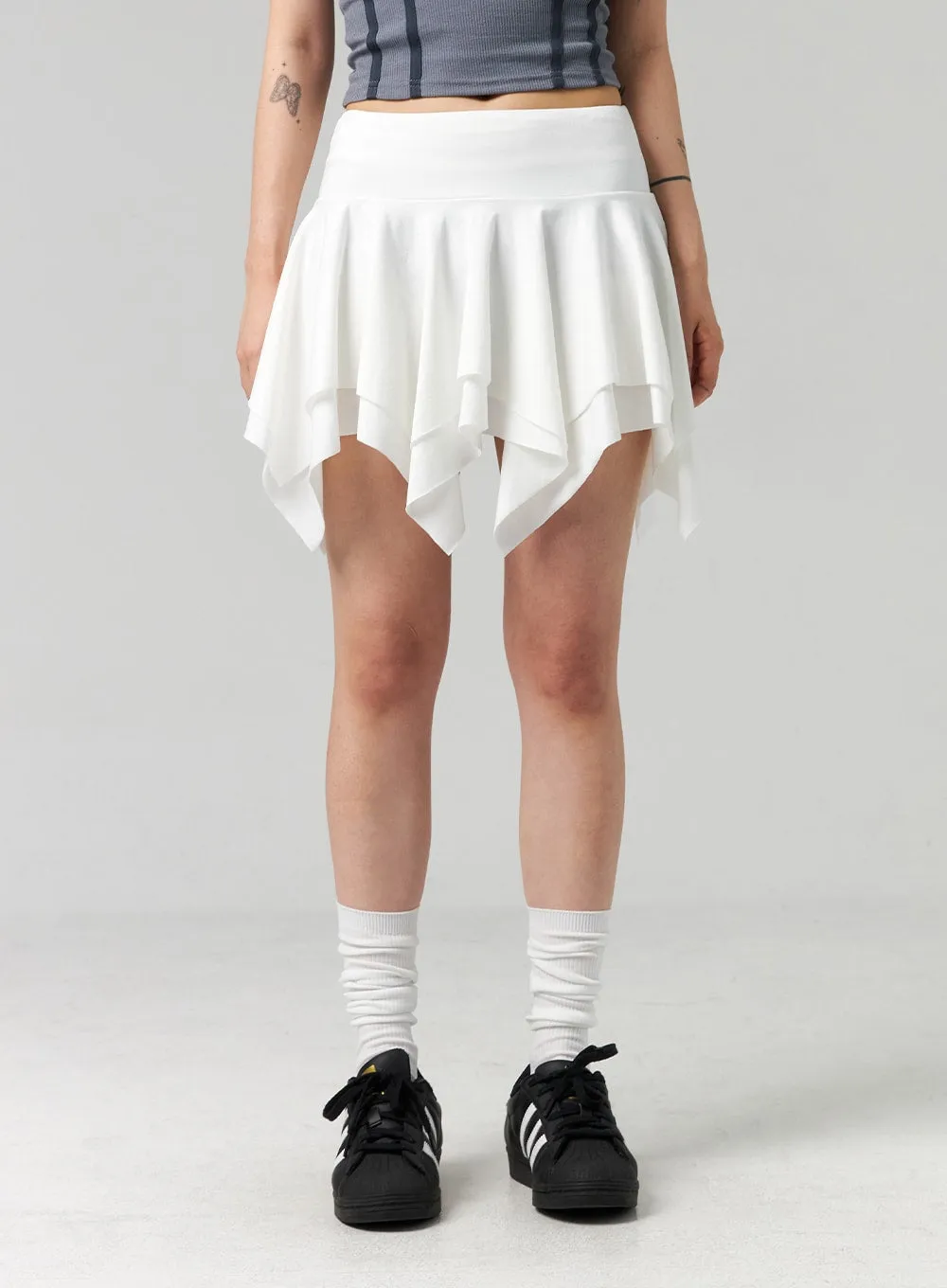 Layered Ruffle Mini Skirt CL324