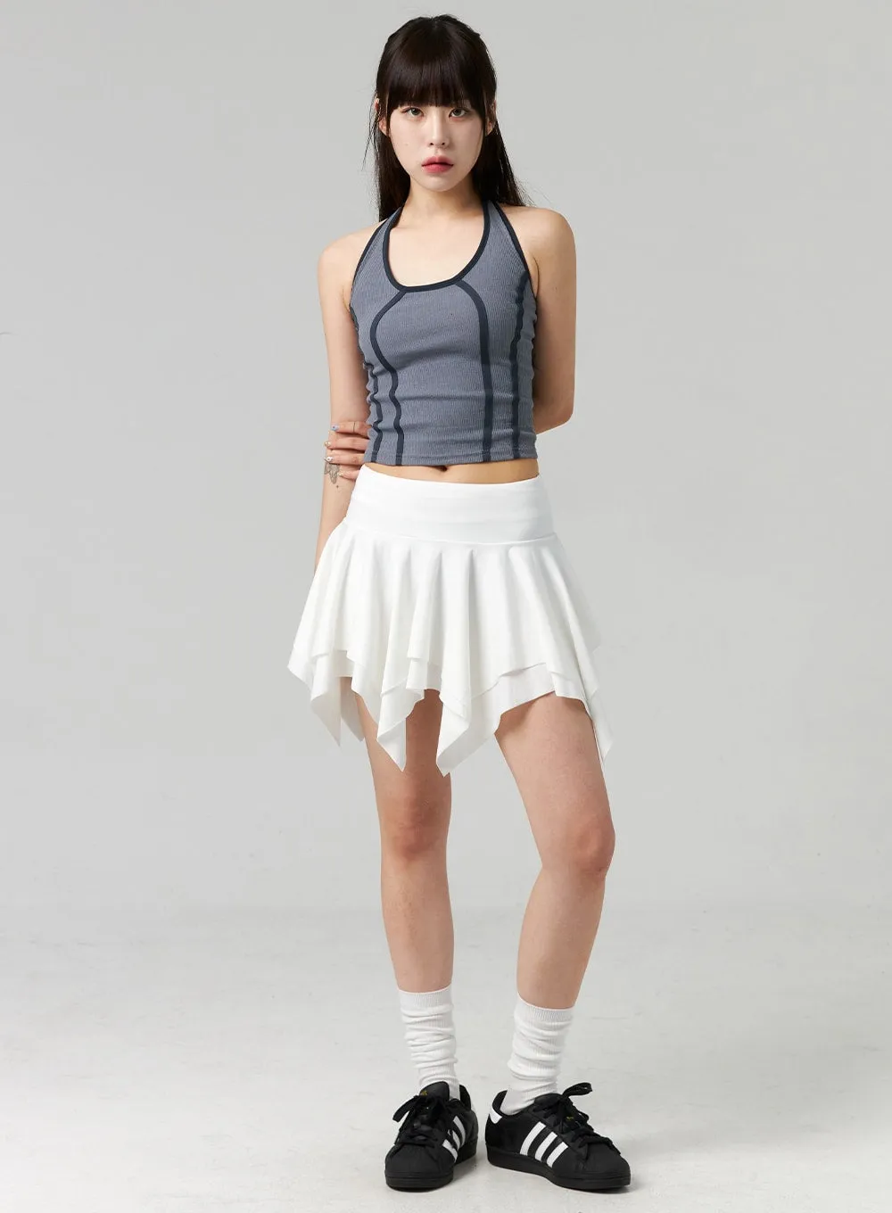 Layered Ruffle Mini Skirt CL324