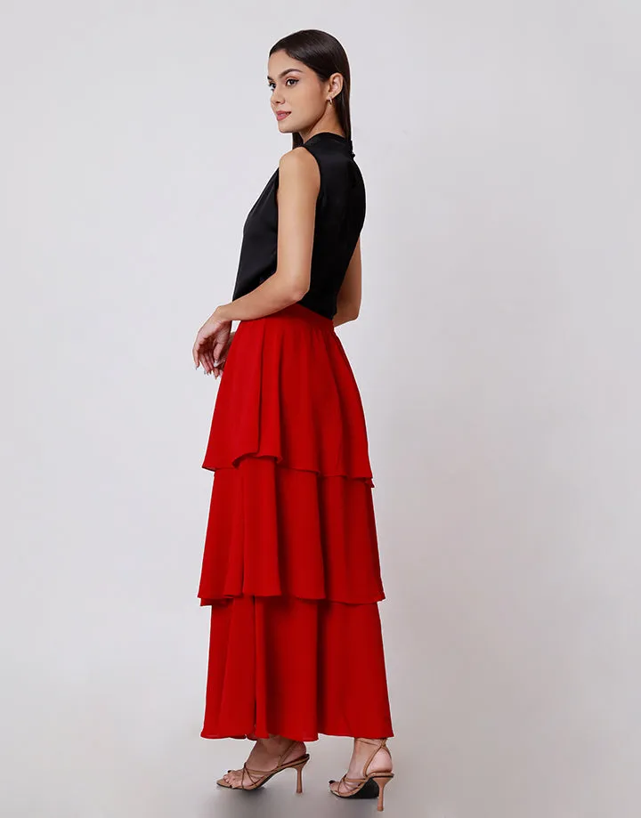 Layered Tiered Skirt