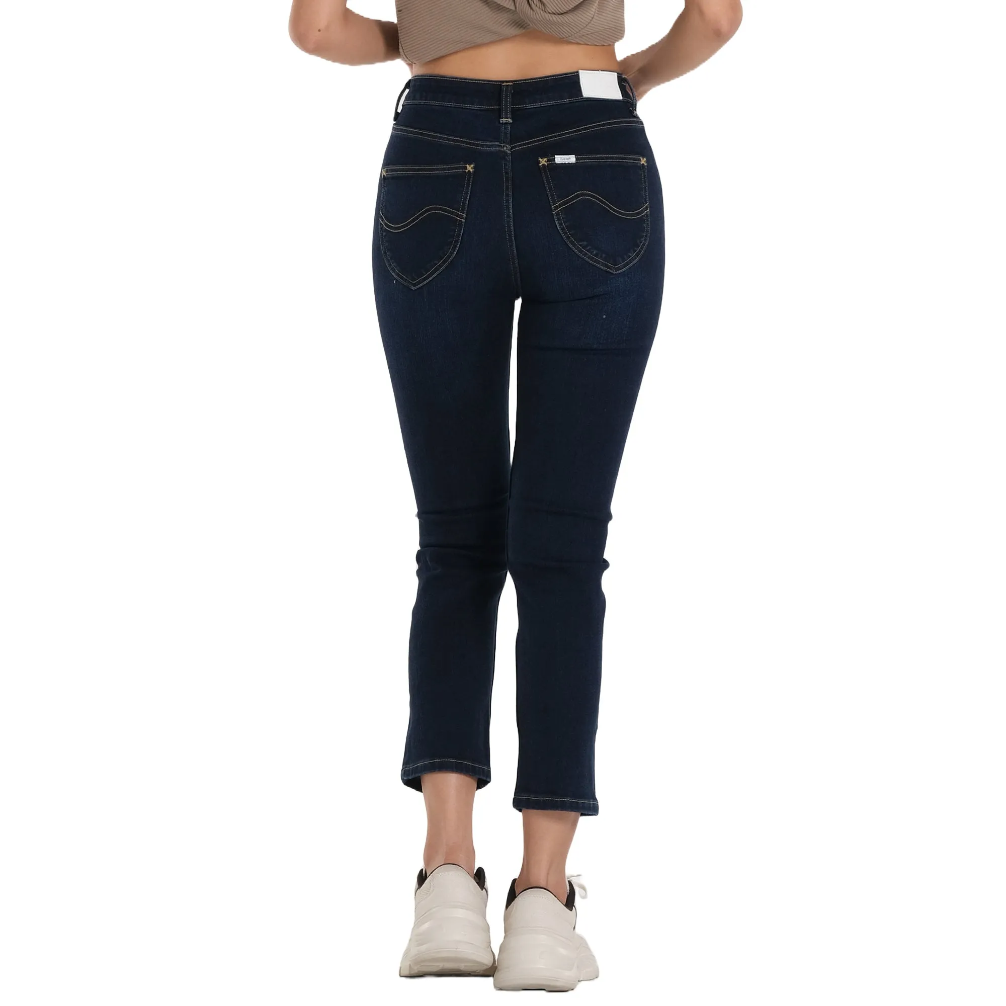 LEE HIGH WAIST STRAIGHT JEANS FOR WOMEN