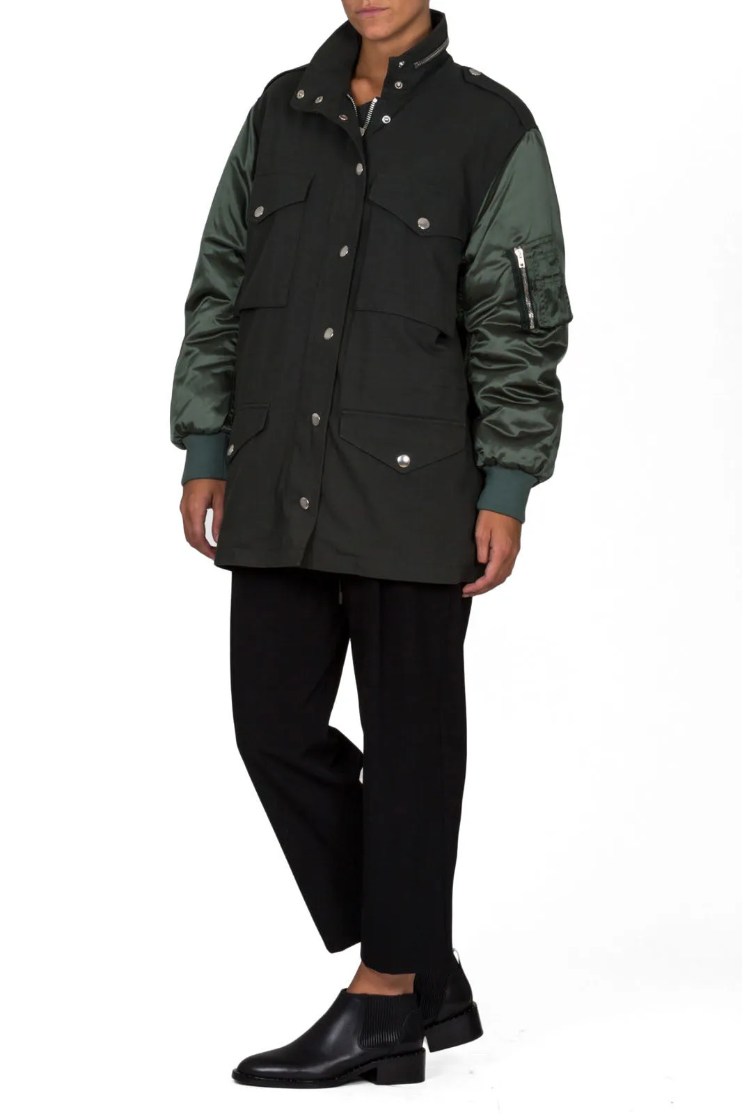 Long Bomber Jacket