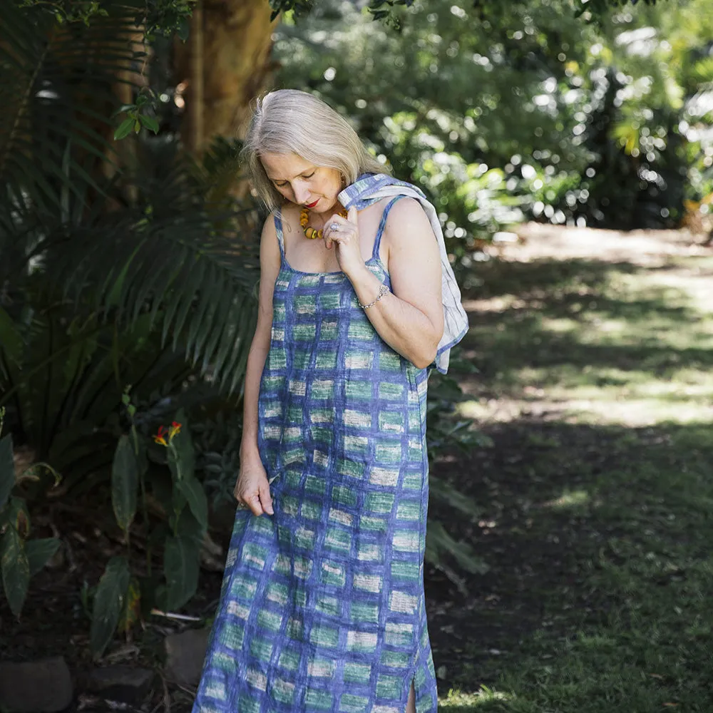 Maxi Slip Dress - Retro Check