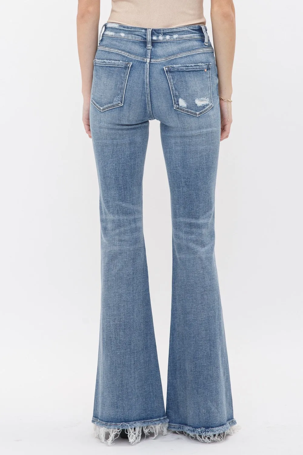 MID RISE SUPER FLARE MICA JEANS