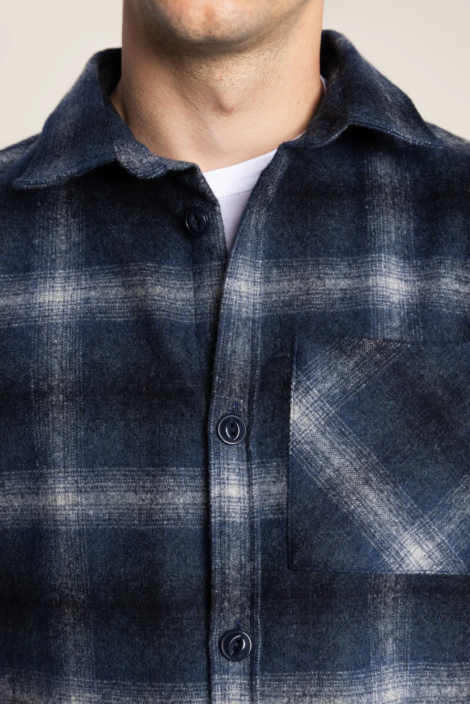 MMGDavid Wool Check Shirt