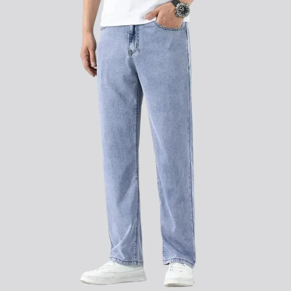 Monochrome men's straight jeans