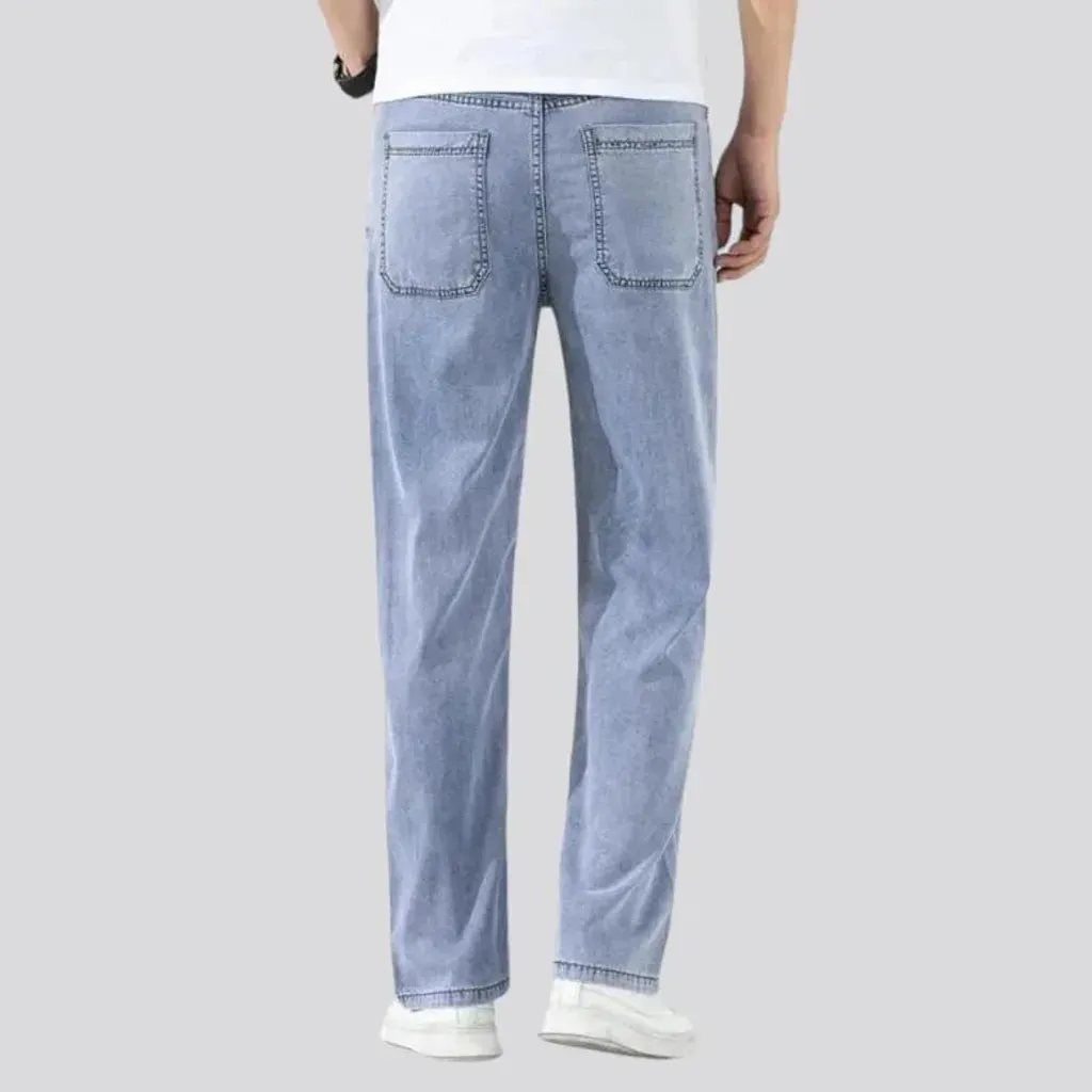 Monochrome men's straight jeans