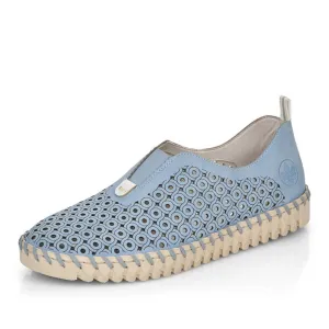 N1963-10 Light Blue Slip-on