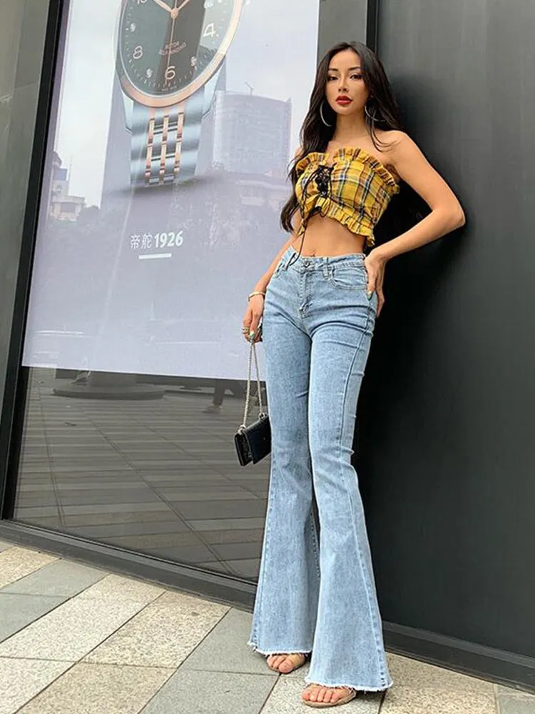 Not Your Regular Flared Bottom Jeans