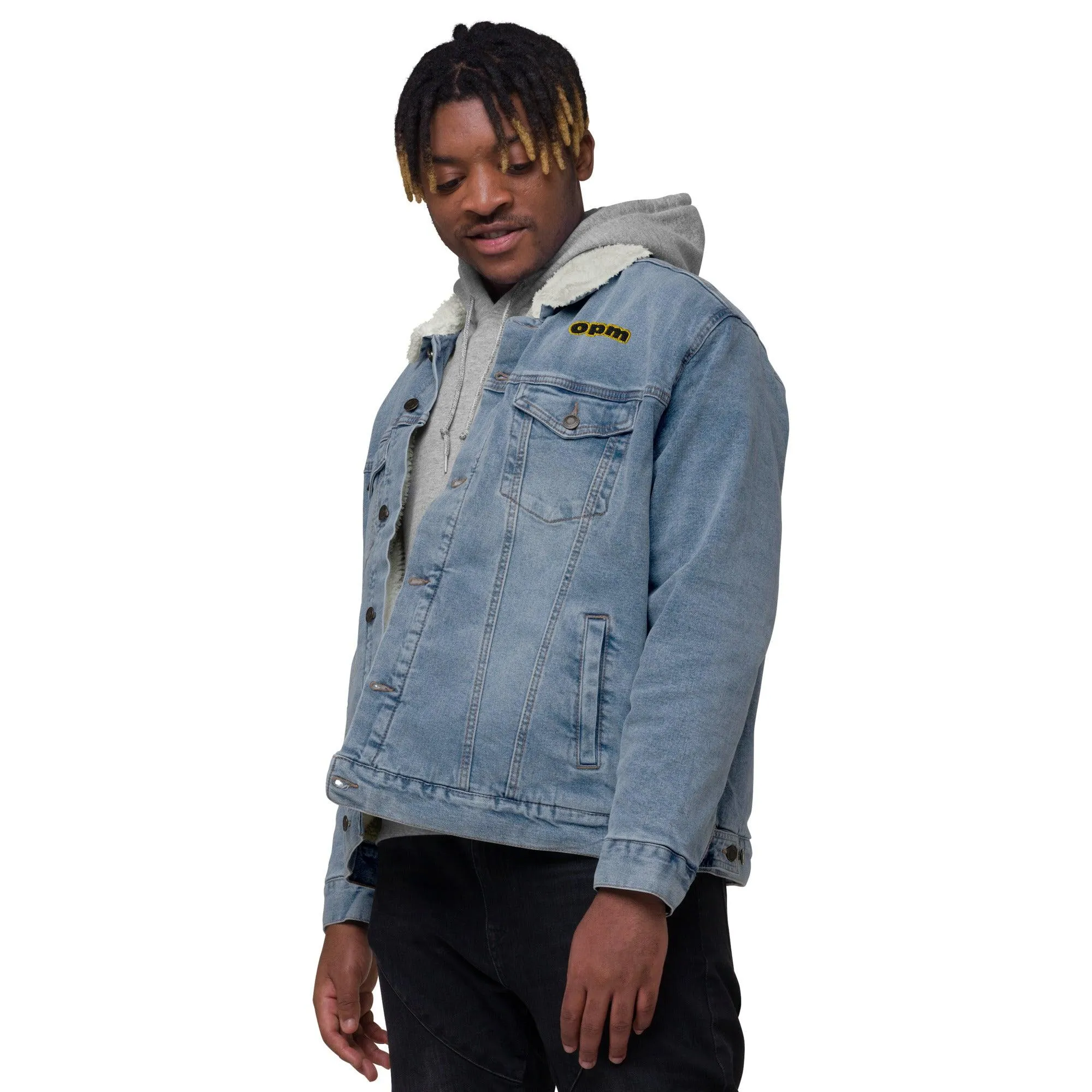 Opm Dj B3 Unisex denim sherpa jacket