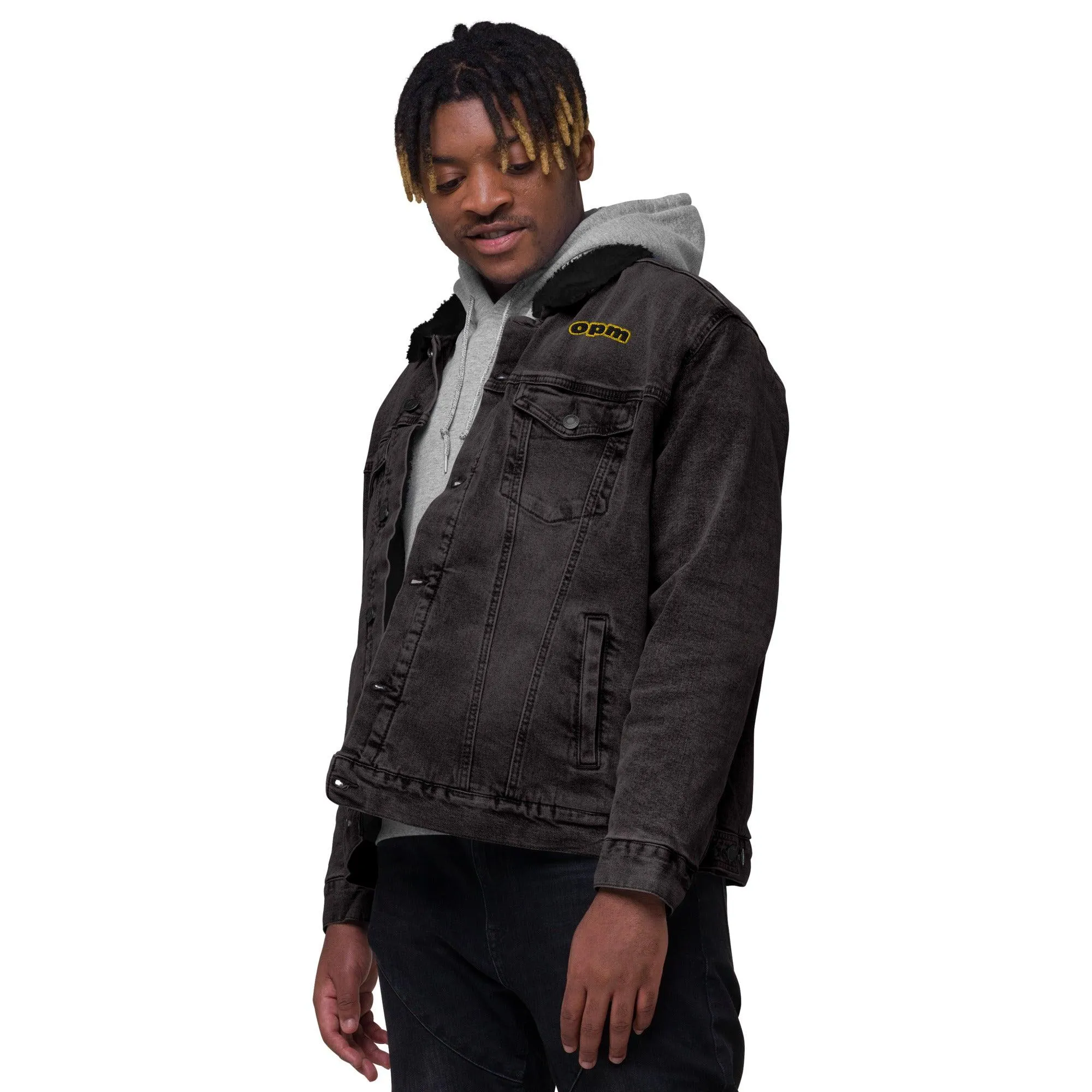 Opm Dj B3 Unisex denim sherpa jacket