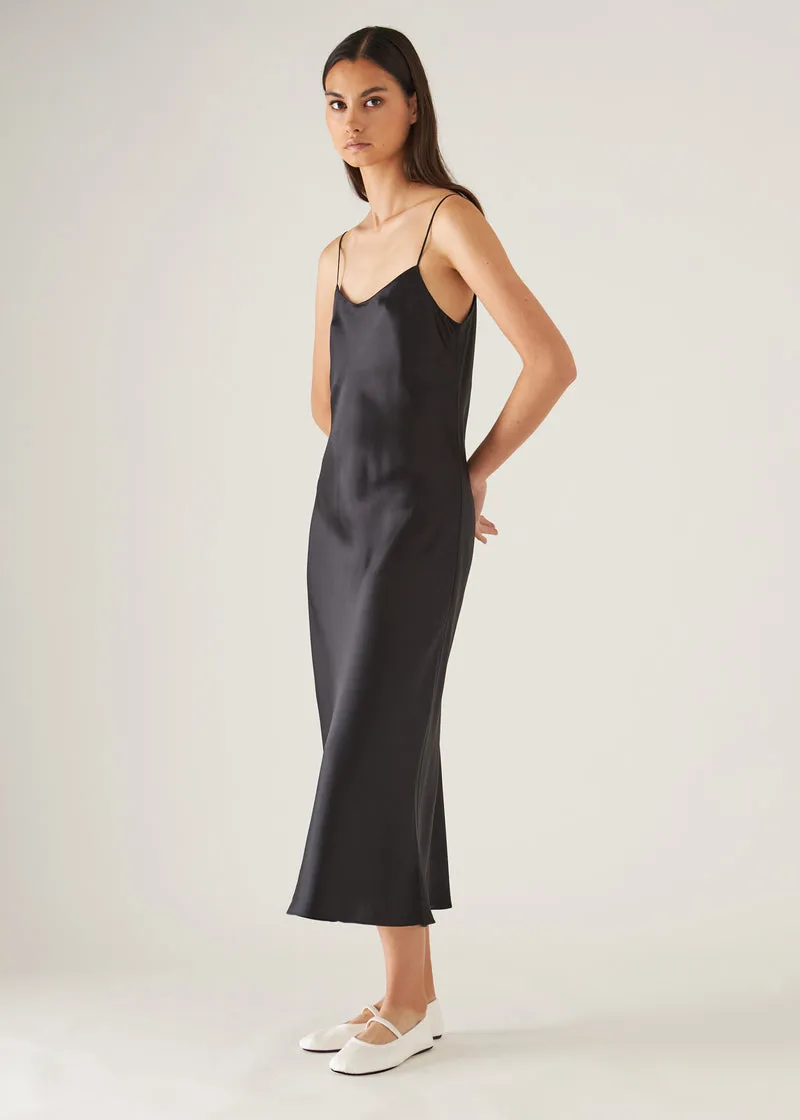 Patrick Assaraf Silk Slip Dress