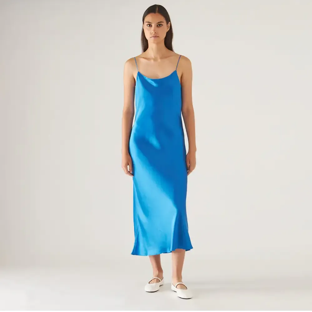 Patrick Assaraf Silk Slip Dress