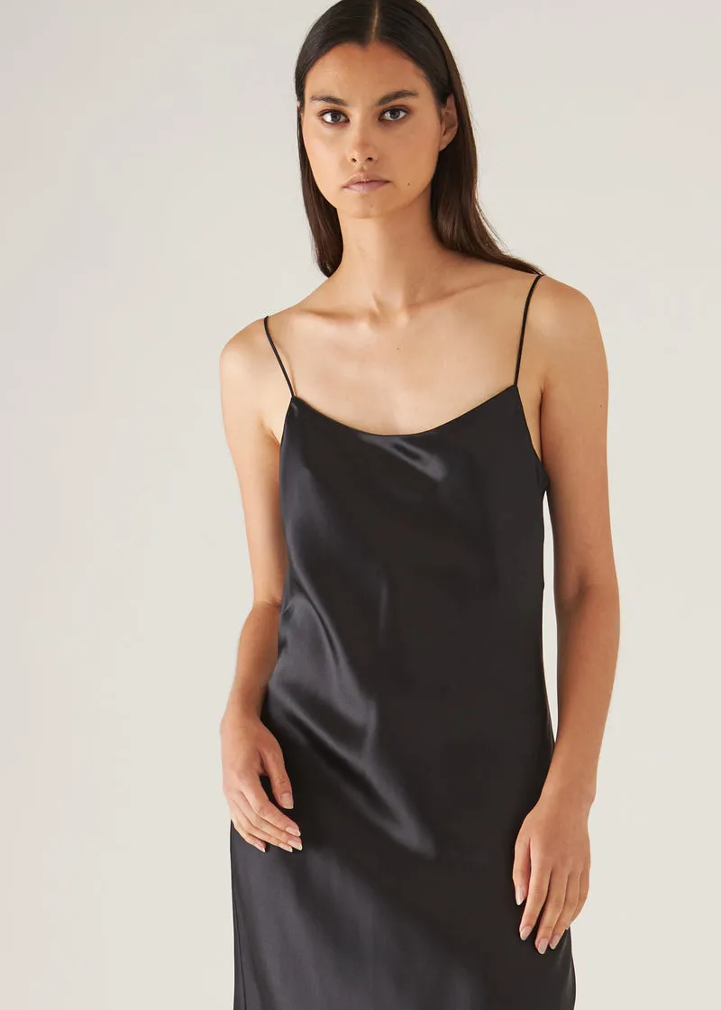 Patrick Assaraf Silk Slip Dress