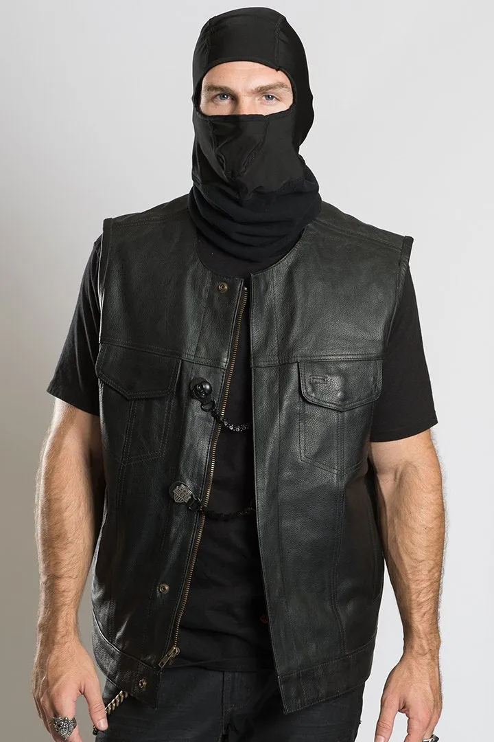 Plain Black w/Neck Fleece (Polar Weight) Balaclavas