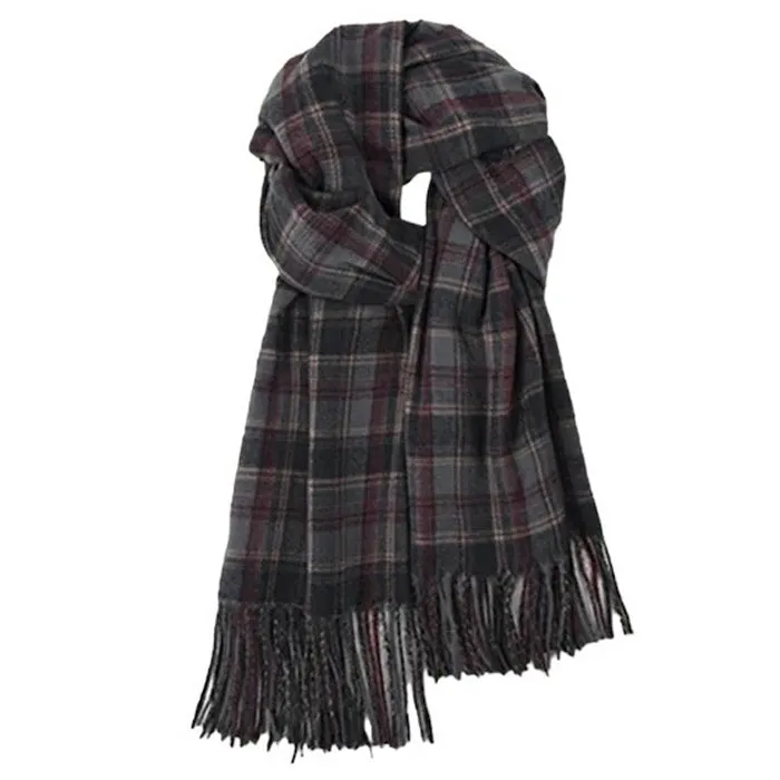 Preppy Aesthetic Plaid Scarf