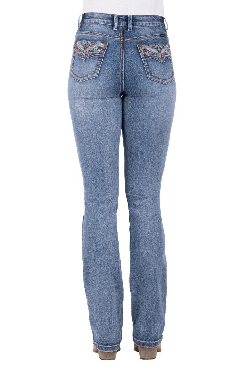 Pure Western Womens Nina Hi Rise Jeans