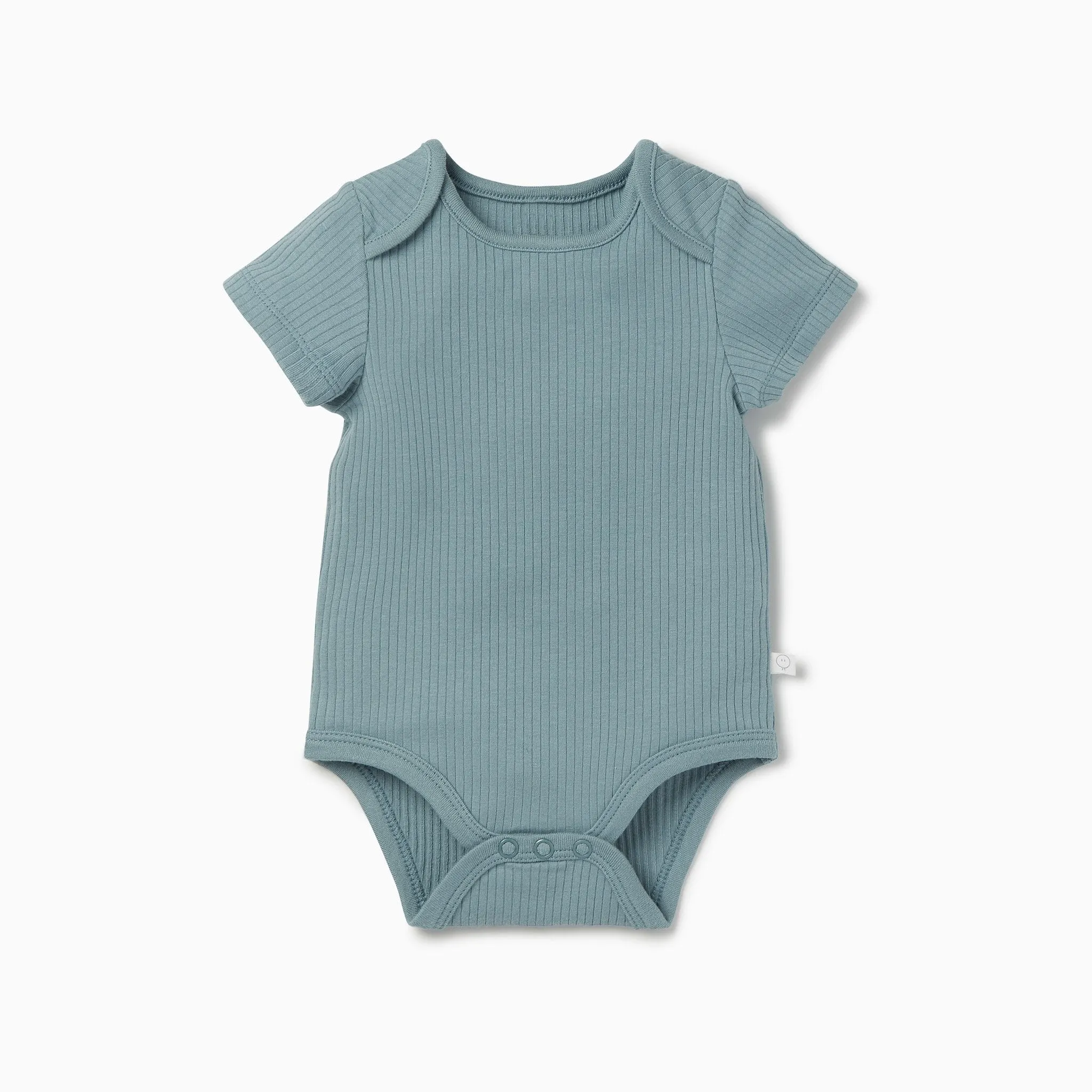 Ribbed Short Sleeve Bodysuit