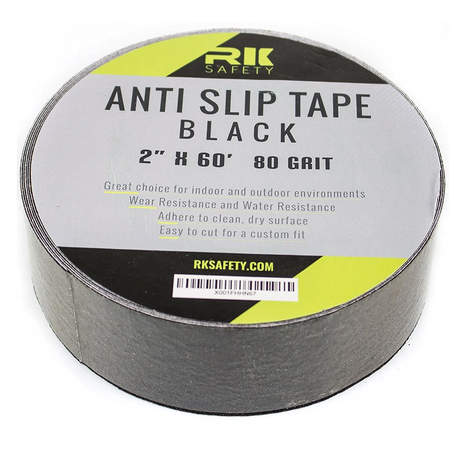 RK Safety 2" x 60" Anti Slip Track Tape Black Color