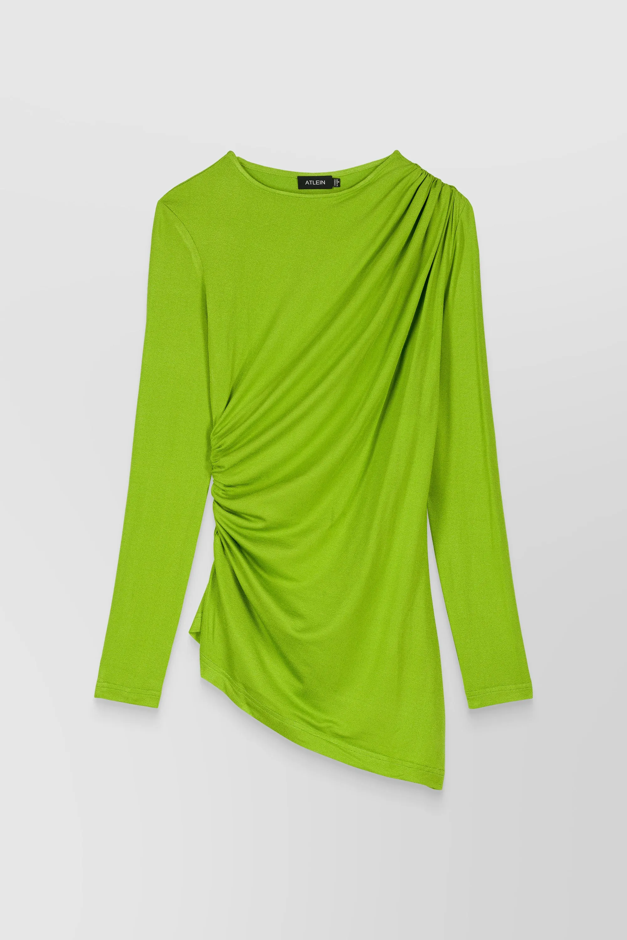 Ruched bodycon jersey top