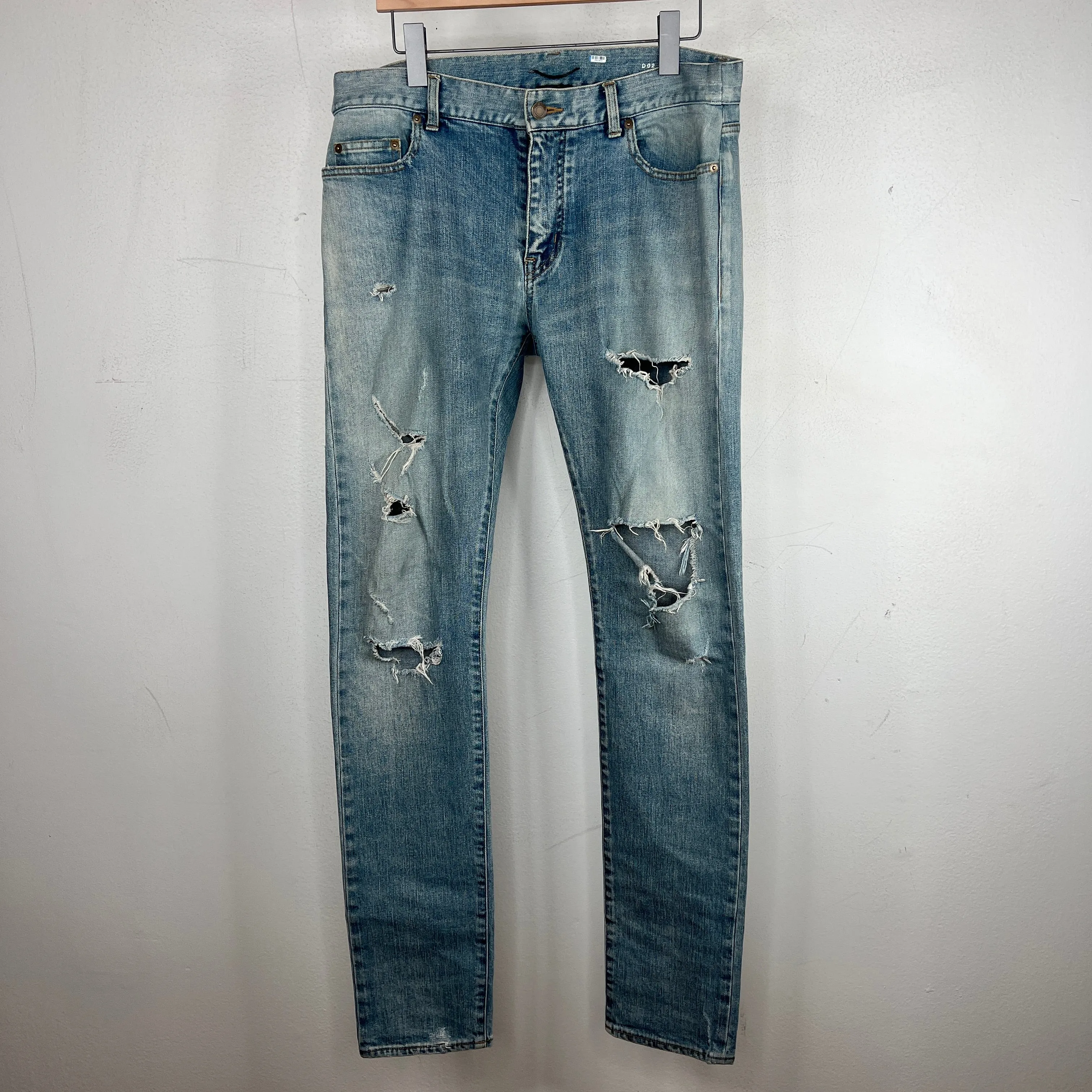 Saint Laurent D02 Skinny Smoked Jeans