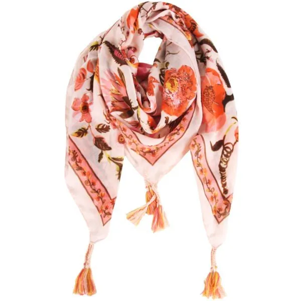 Scarf - Garden White