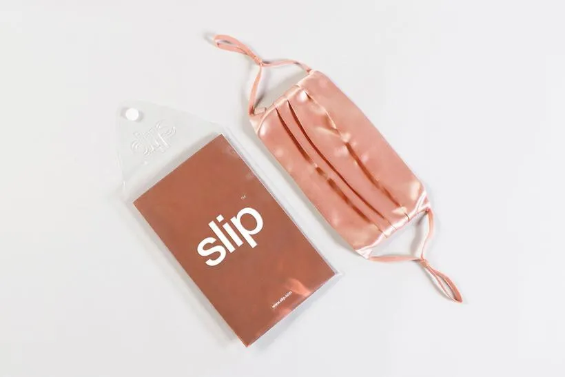 Slip Face Covering - Rose Gold