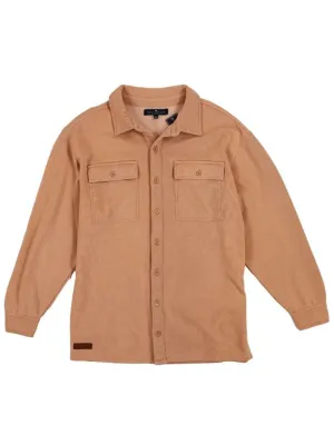 SS Knit Shacket - Camel