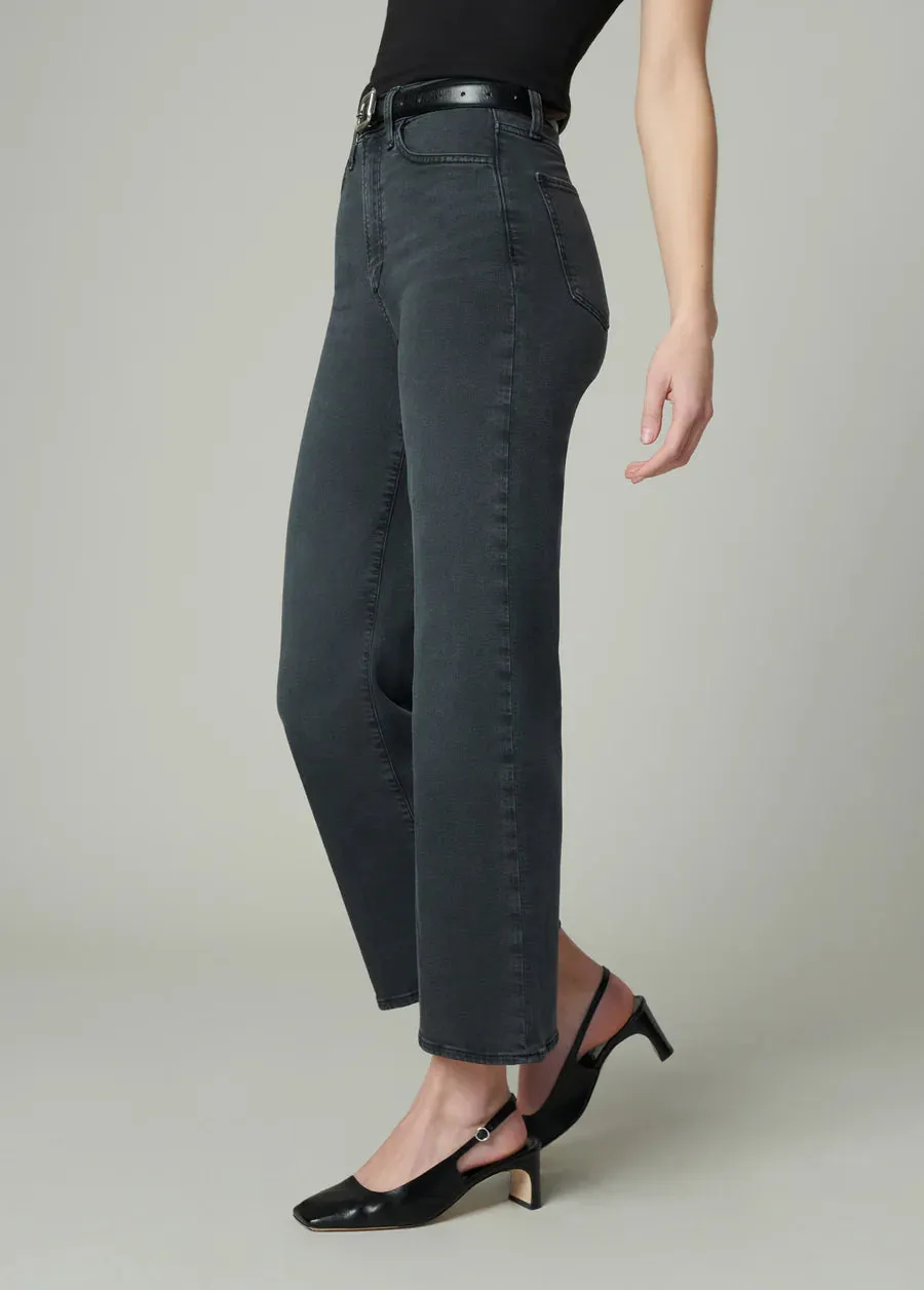 The Mia High Rise Wide Leg Ankle - Black Cat